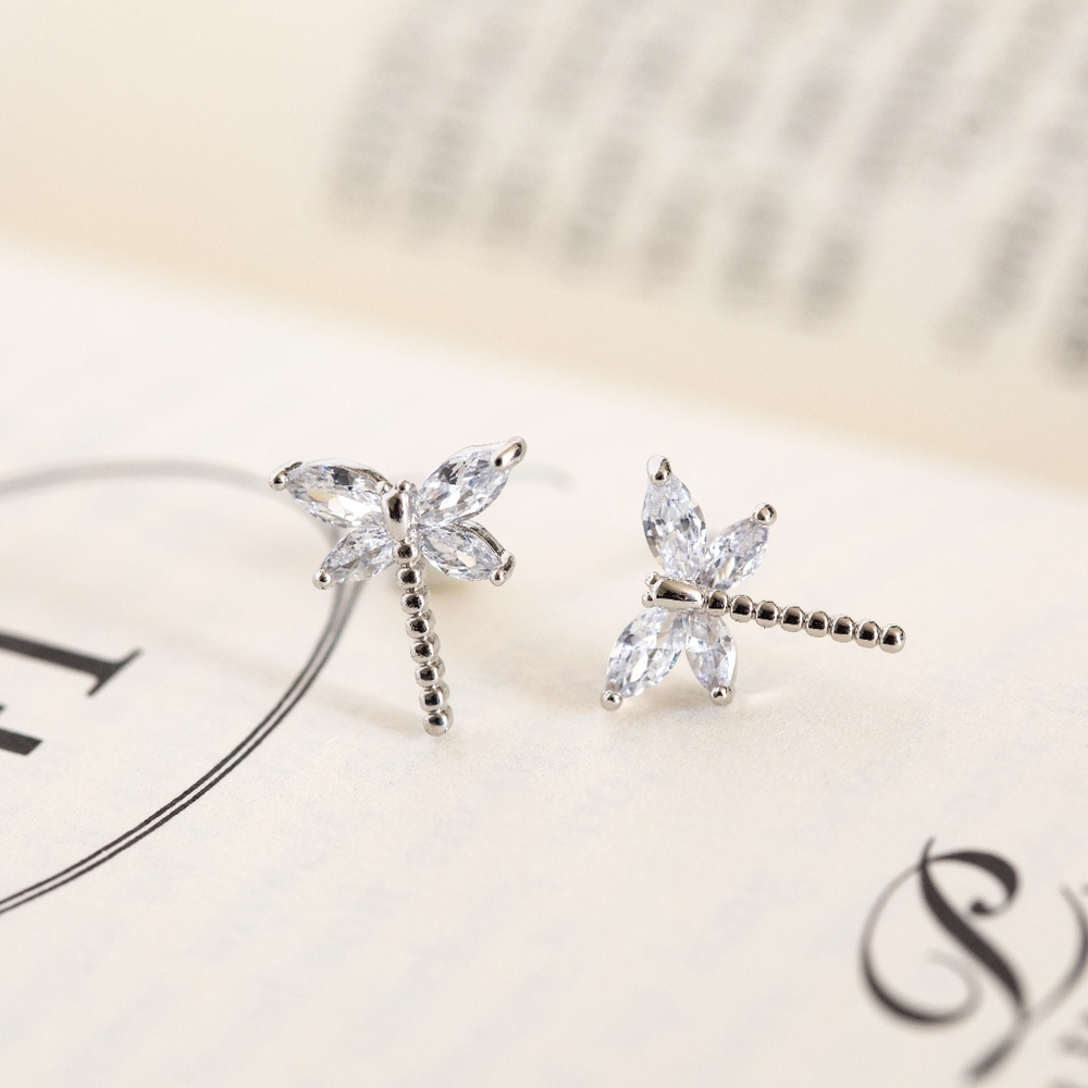 Sparkling Dragonfly Studs - Only 4 left! - Picture 4 of 9